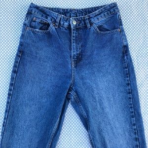 Topshop dark to medium wash denim jeans ✨